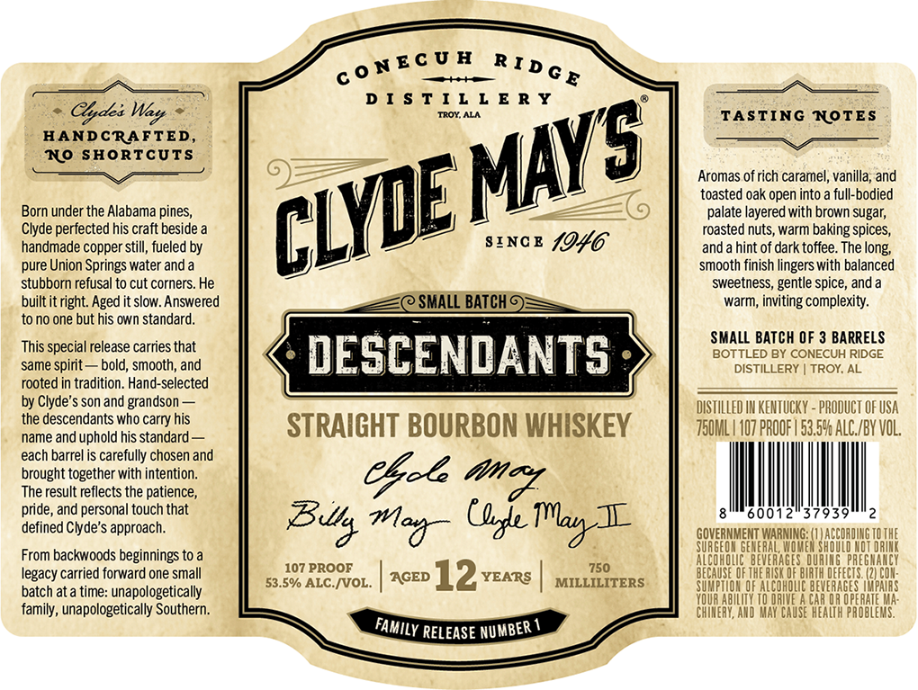 Clyde May's label