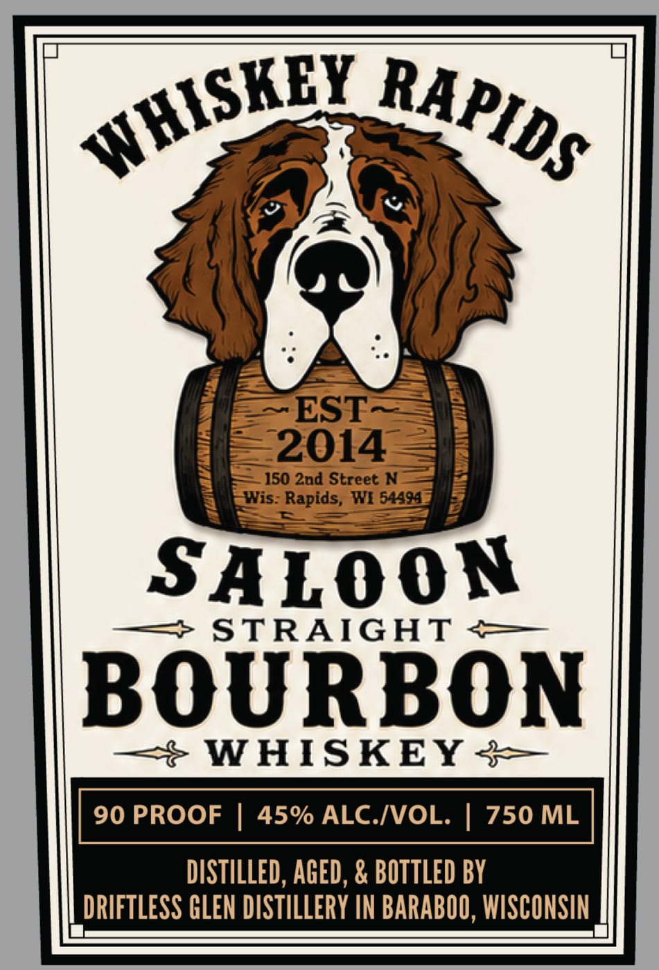 Whiskey Rapids label