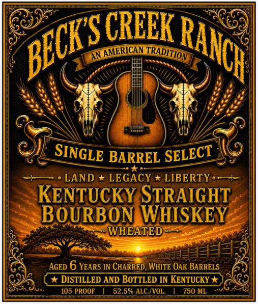 Beck's Creek Ranch label