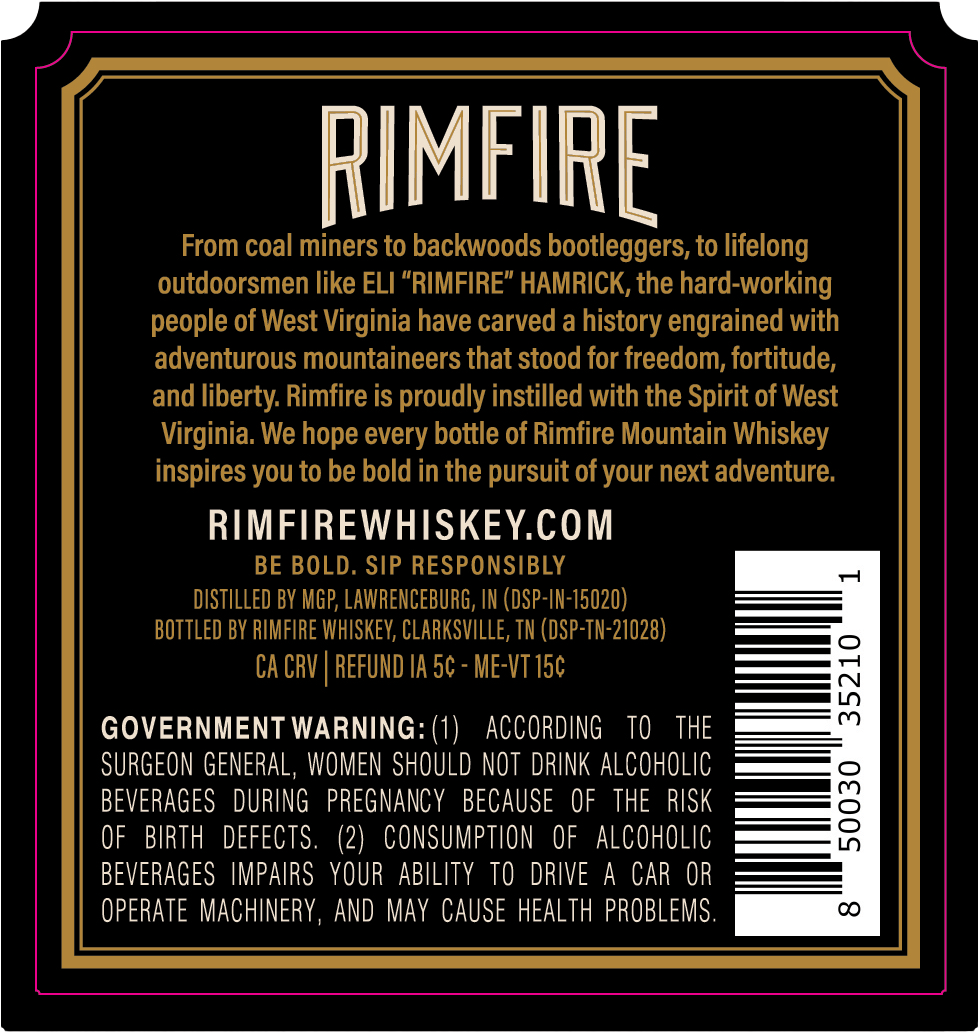 Rimfire label image 2