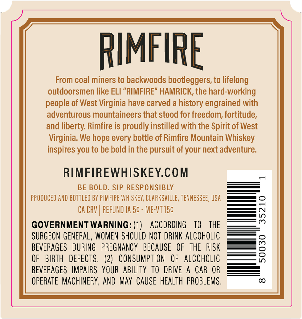 Rimfire label image 2