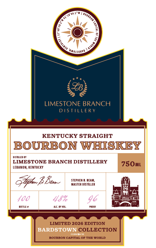 Limestone Branch Distillery label