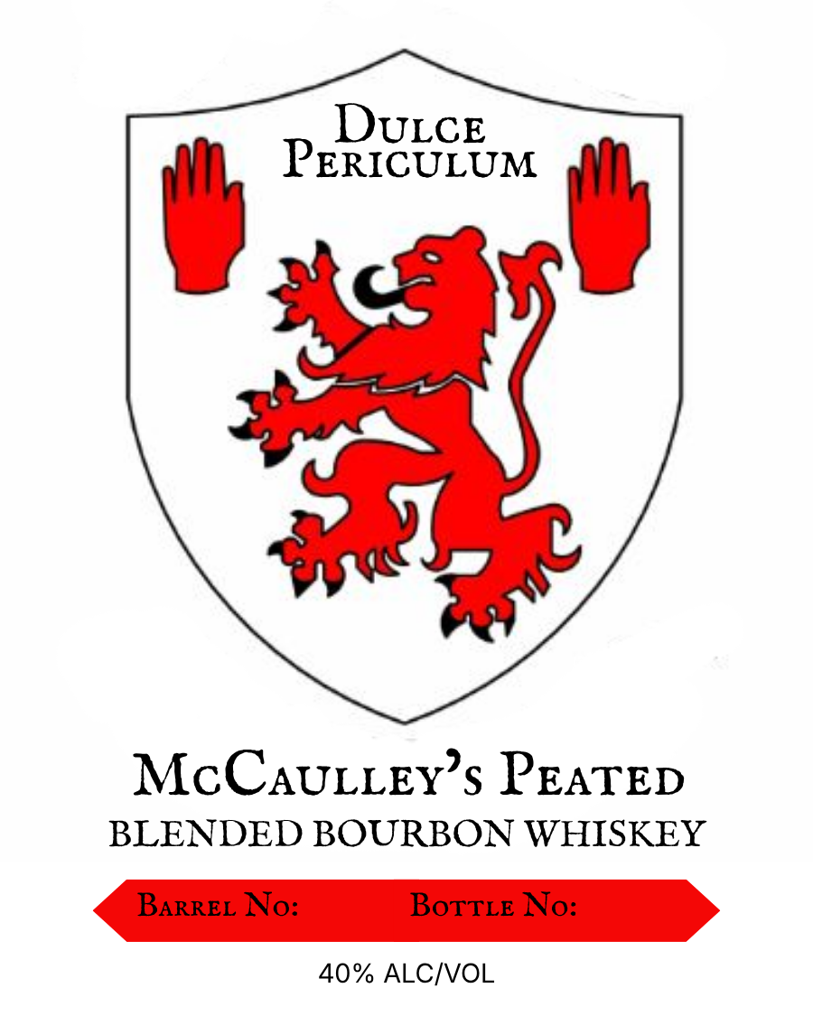 Mccaulley's Peated label