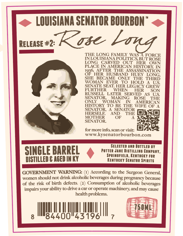 Louisiana Senator Bourbon label image 2