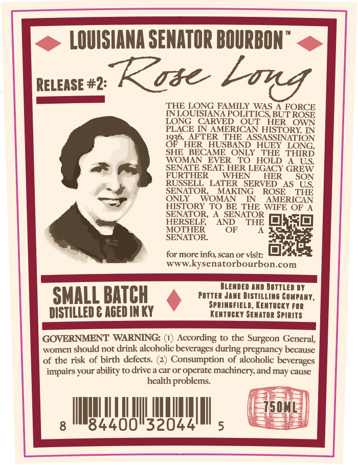 Louisiana Senator Bourbon label image 2