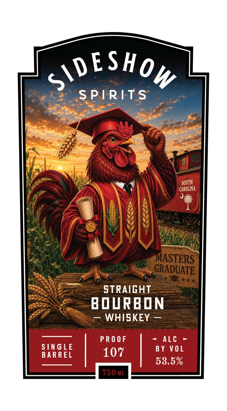 Sideshow Spirits label