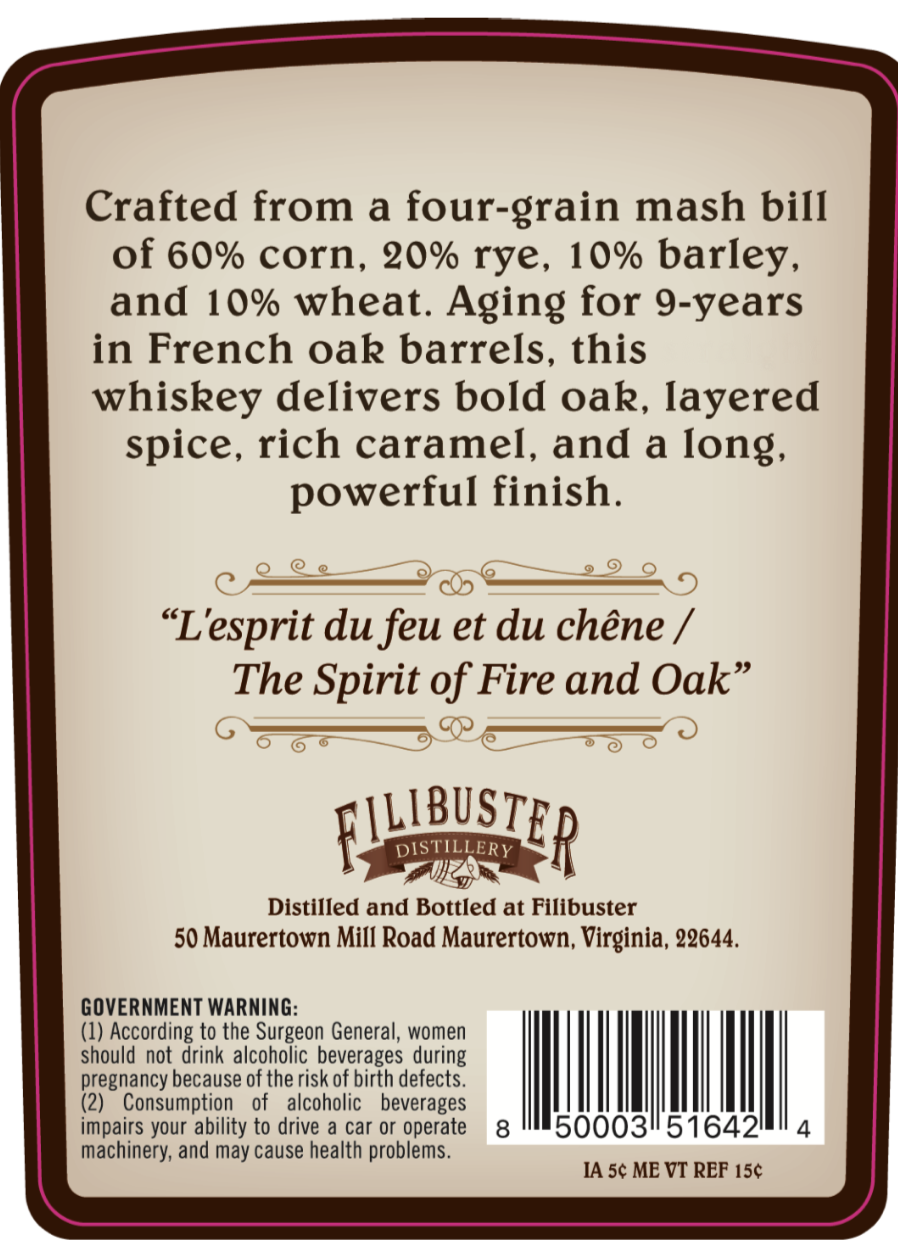 Filibuster label image 2
