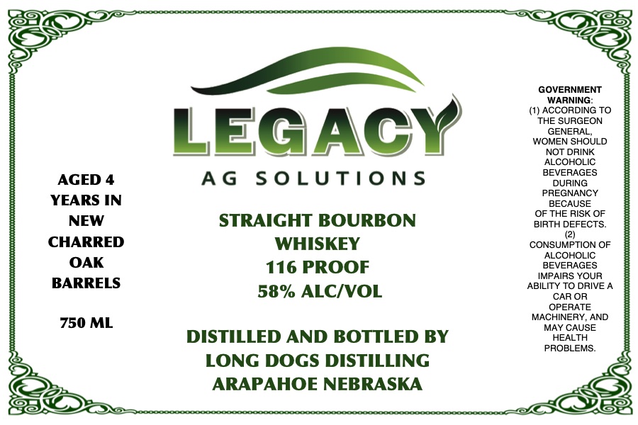 Long Dogs Distilling label