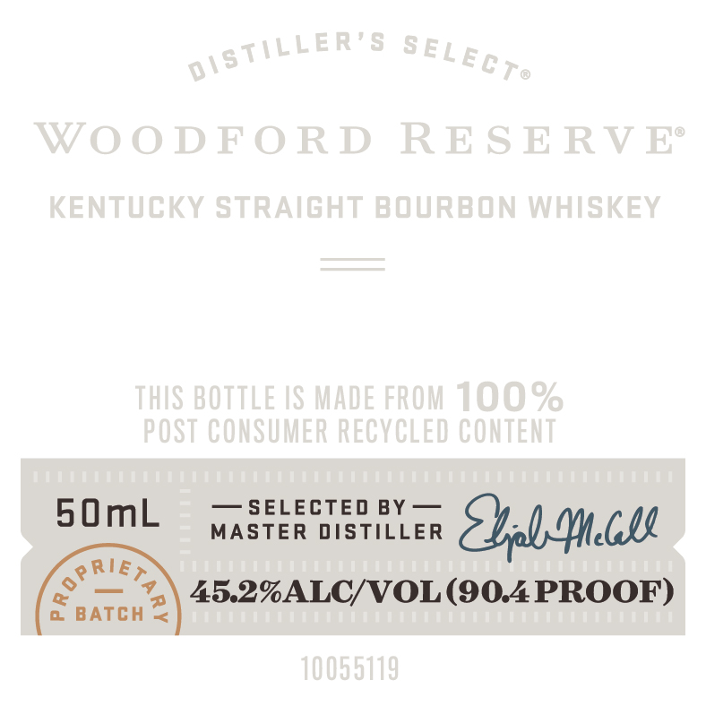 Woodford Reserve label