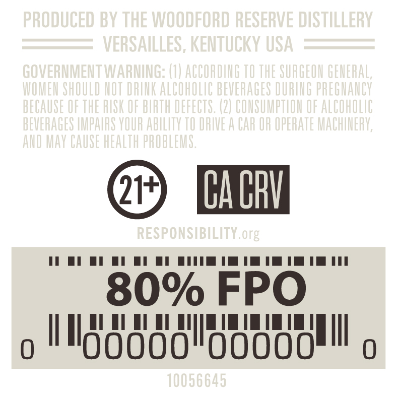 Woodford Reserve label image 2