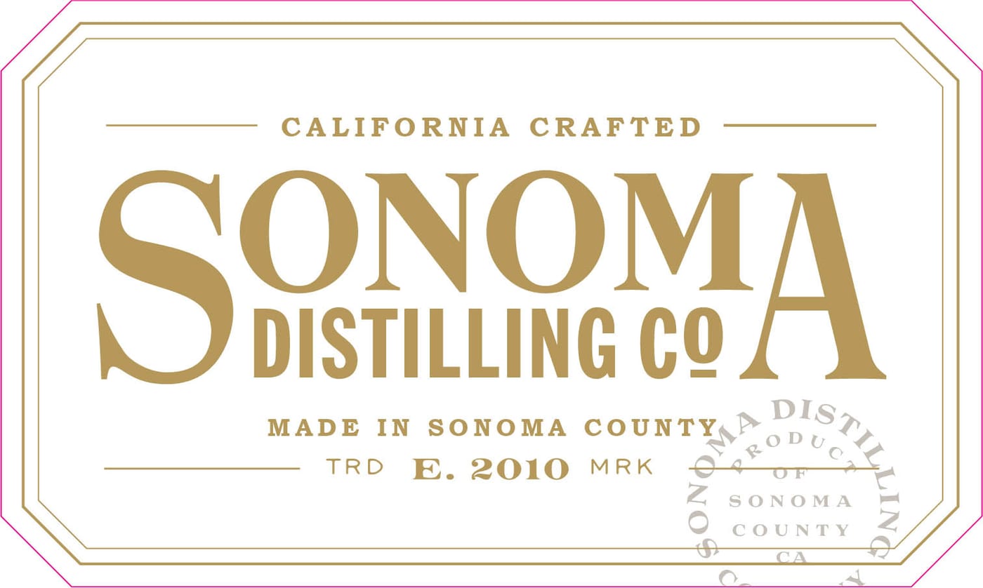 Sonoma Distilling Company label