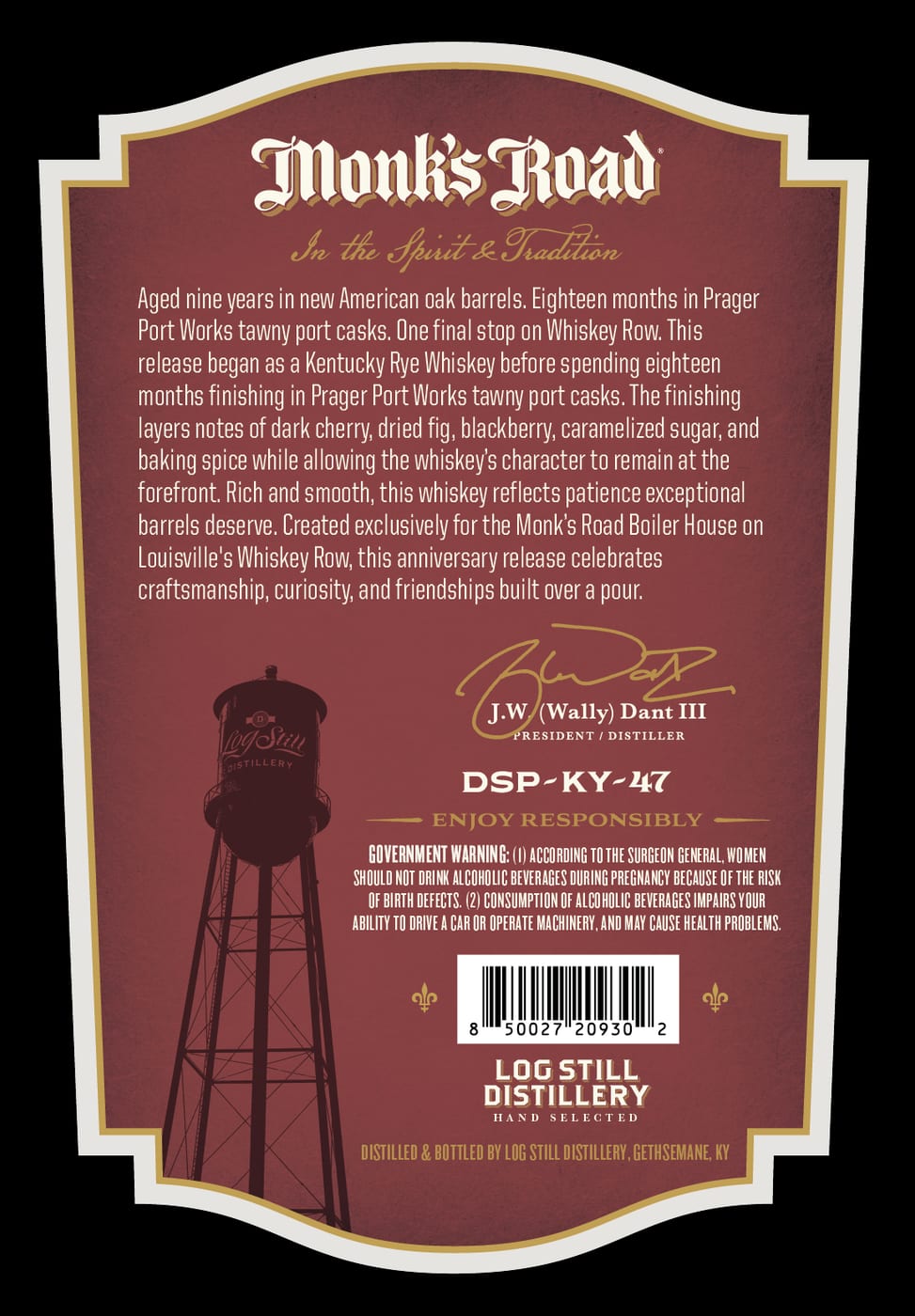 Monk's Road Finished In Port Barrels label image 3