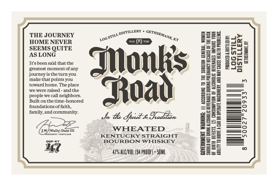 Monk's Road label