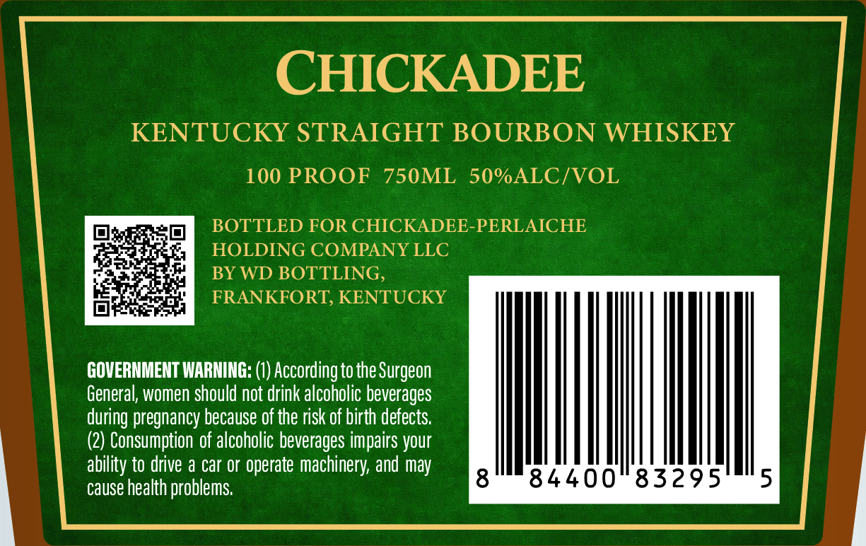 Chicadee Single Barrel Straight Bourbon Whiskey label image 2