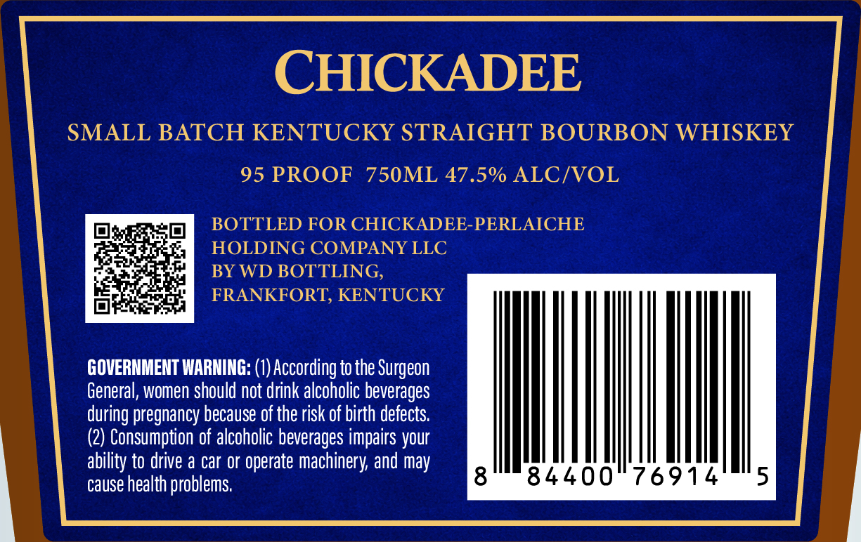 Chickadee Small Batch Kentucky Straight Bourbon Whiskey label image 2