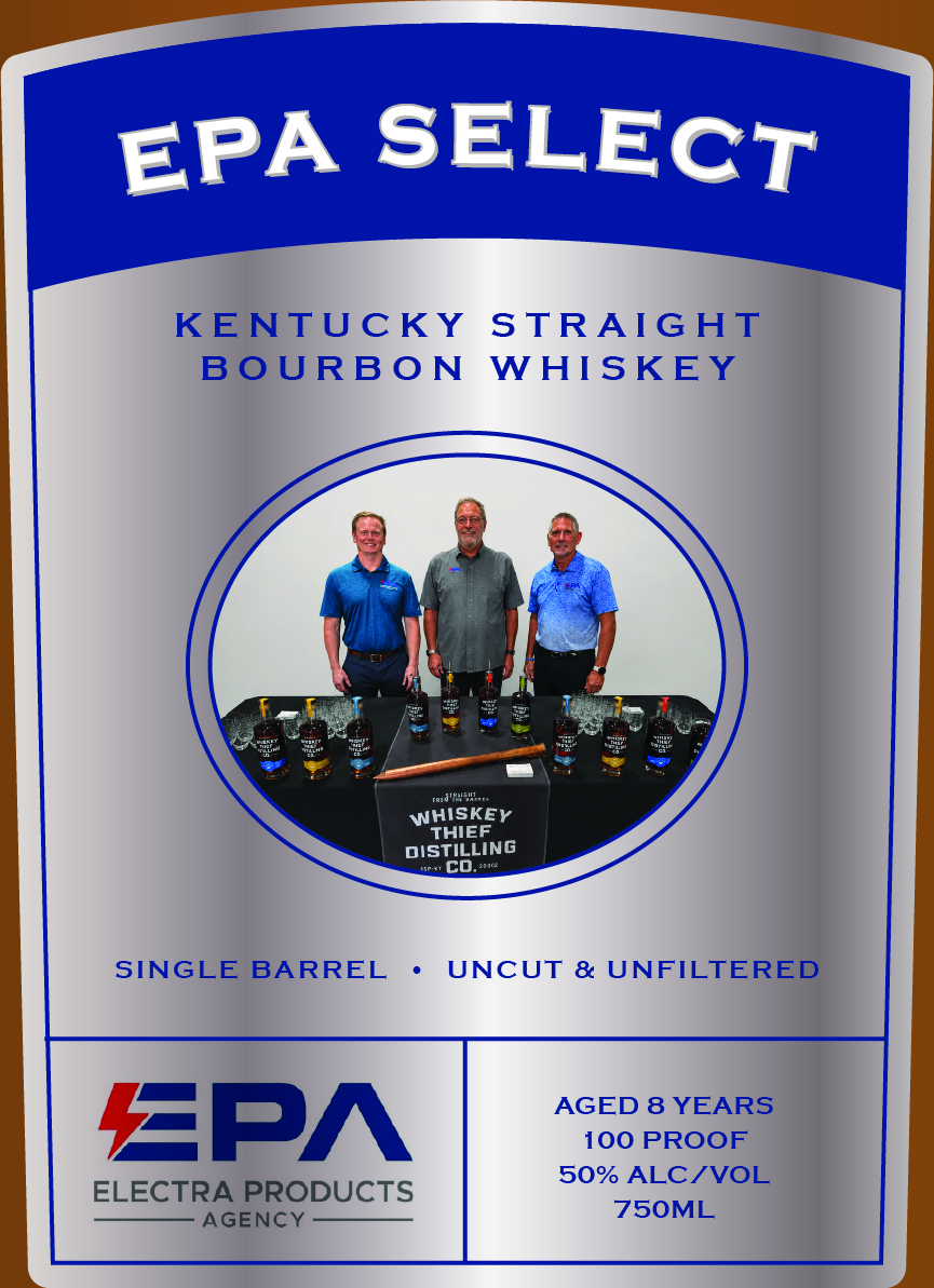 Whiskey Thief Distilling CO. label