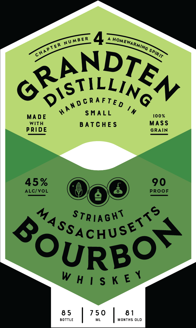 Grandten Distilling label