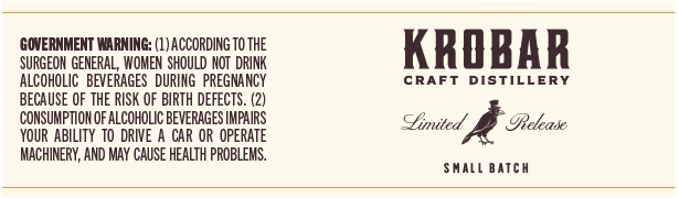 Krobar Craft Distillery label image 2