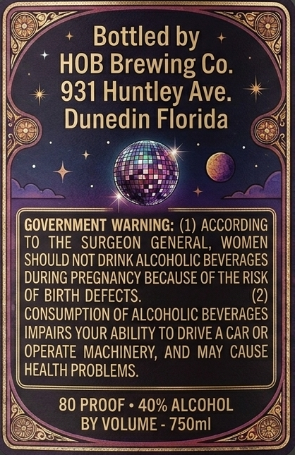 Huntley Speakeasy Bourbon label image 2