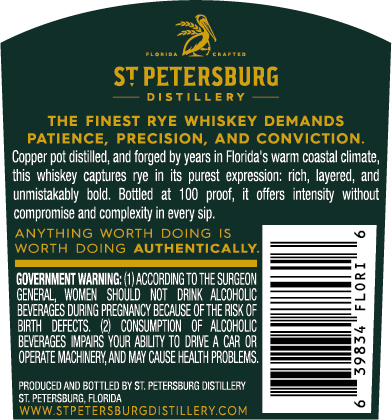 St Petersburg Distillery label image 3