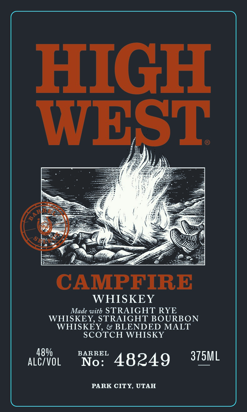 High West label