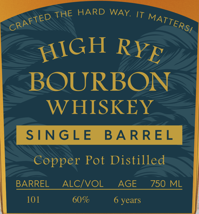St Petersburg Distillery label