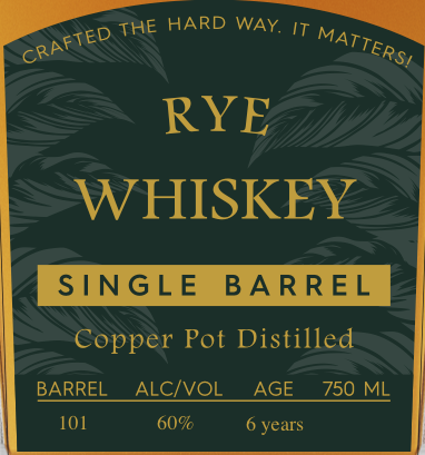 St Petersburg Distillery label