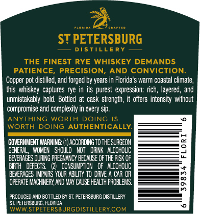 St Petersburg Distillery label image 3