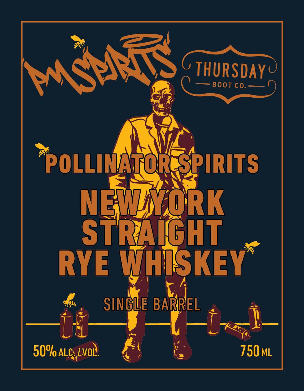 Pollinator Spirits label