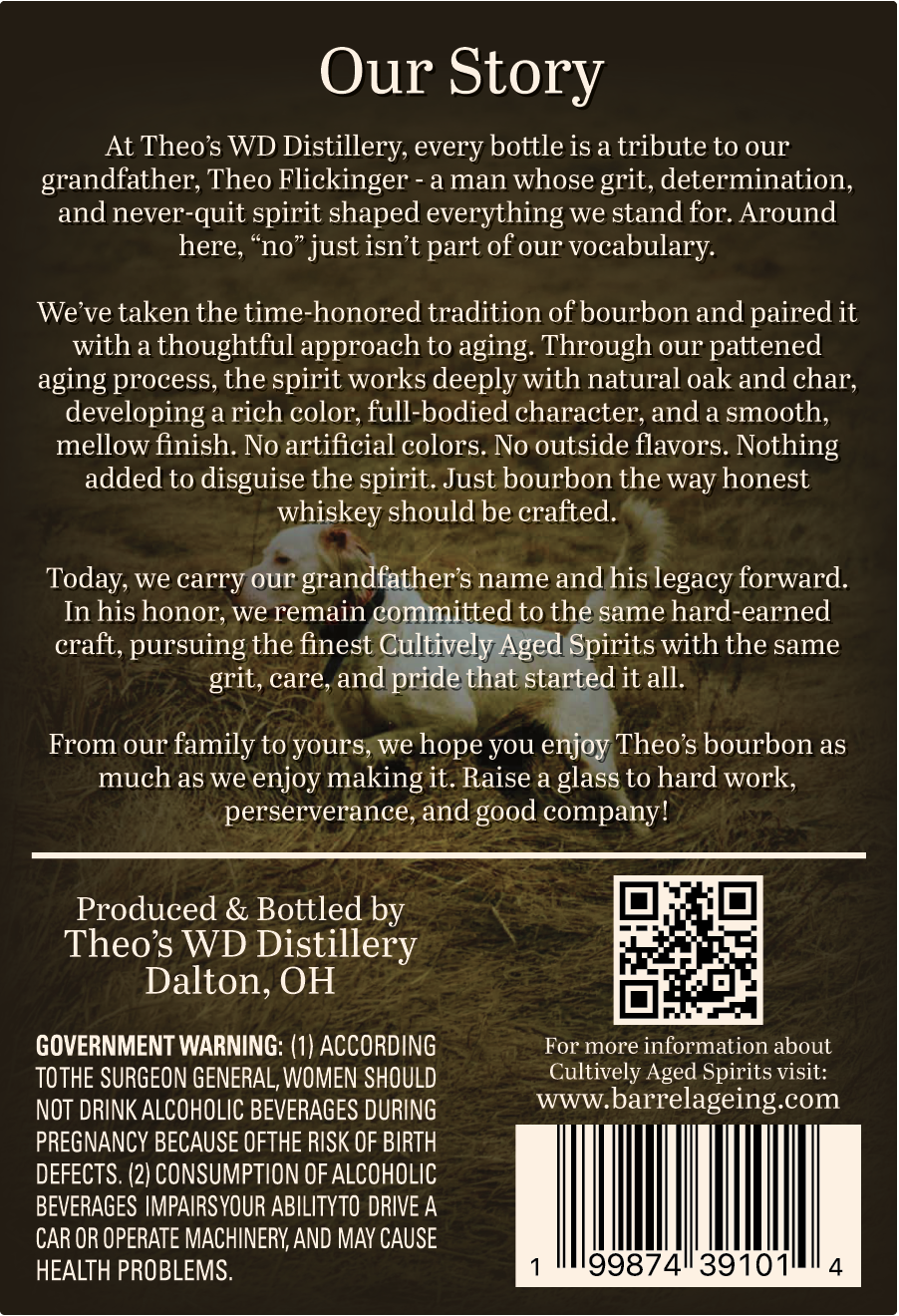 Theos Wd Distillery label image 3