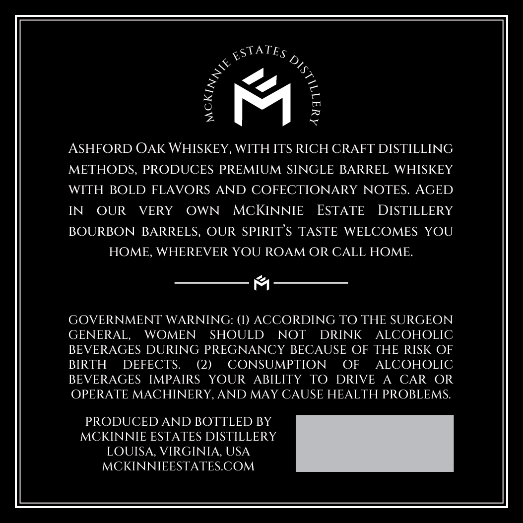 Ashford Oak label image 2