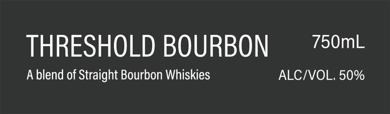 Forward/slash Threshold Bourbon label image 2
