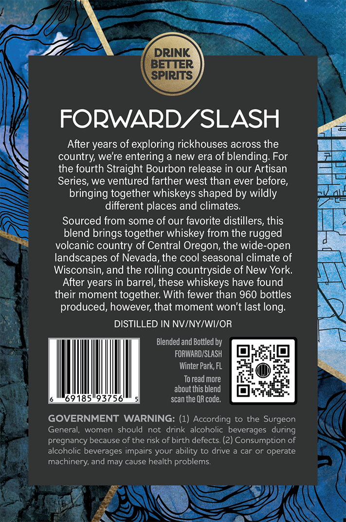Forward/slash Threshold Bourbon label image 3