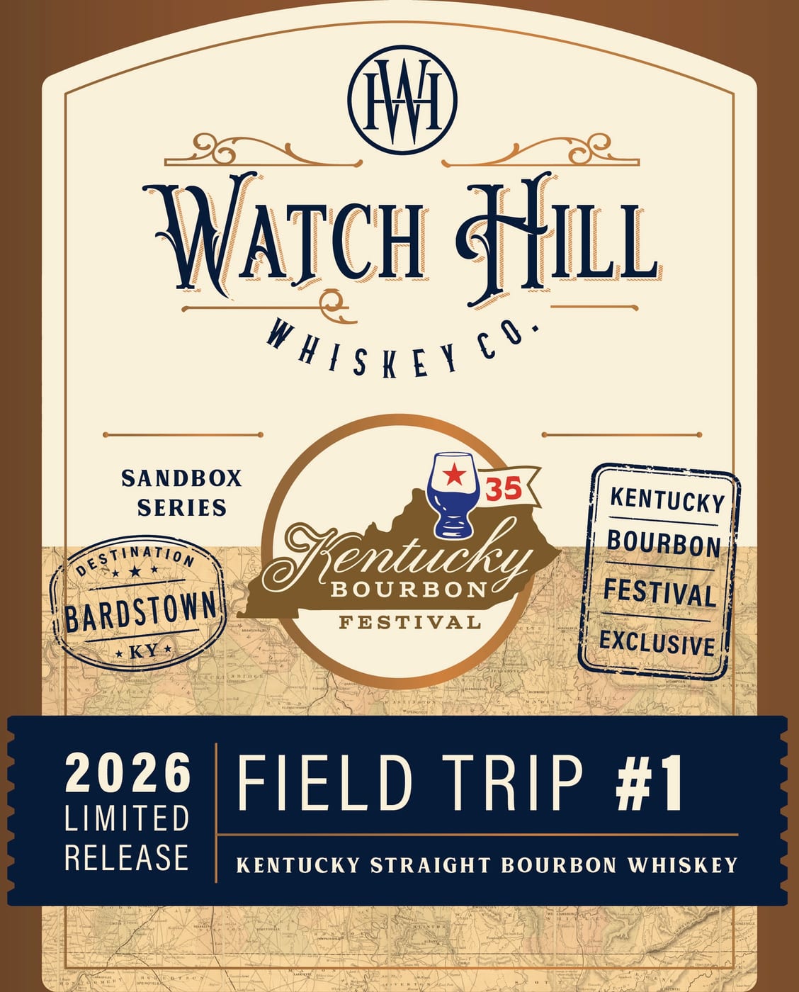 Watch Hill Whiskey CO label