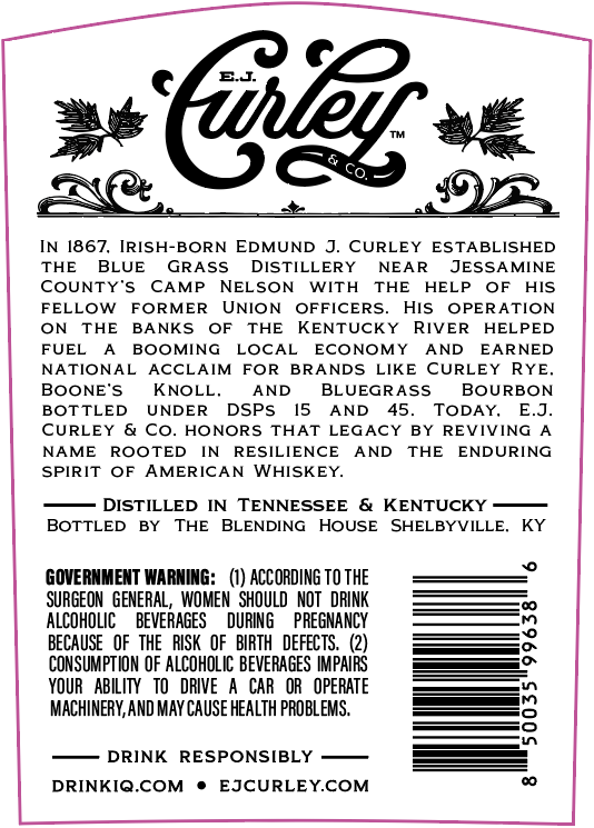 E.j. Curley & CO. label image 2
