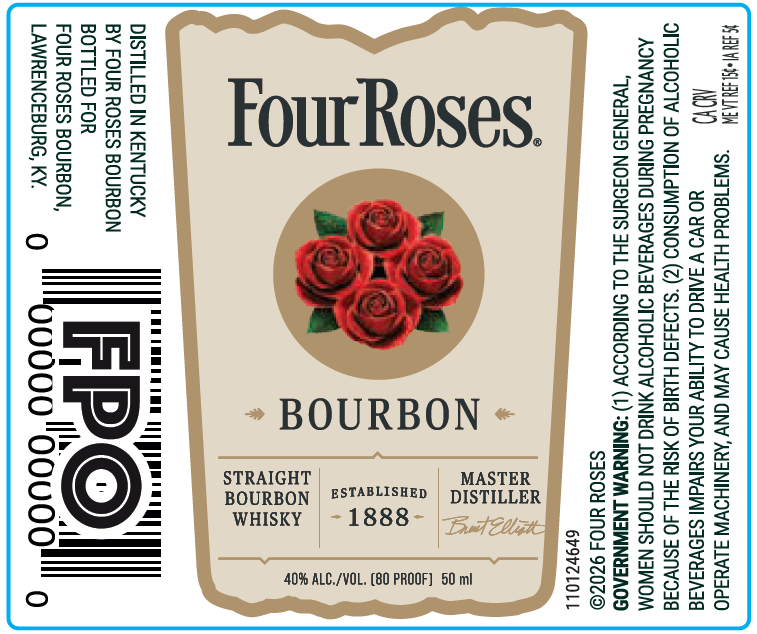 Four Roses label