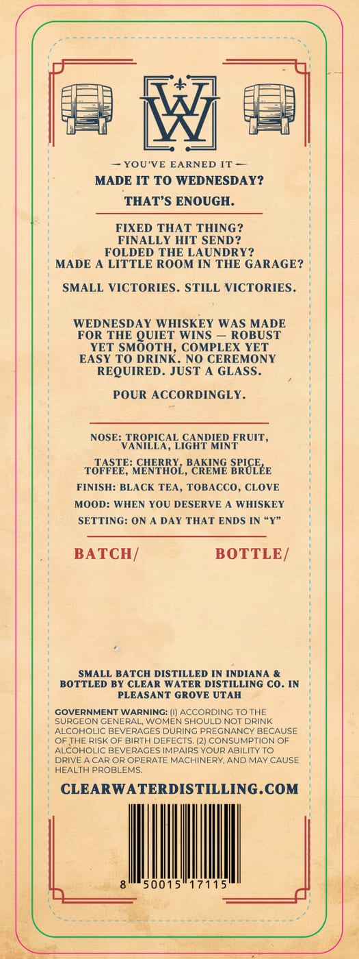 Wednesday Whiskey label image 2