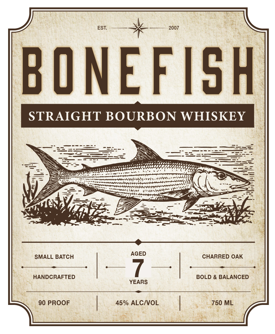 Bonefish label