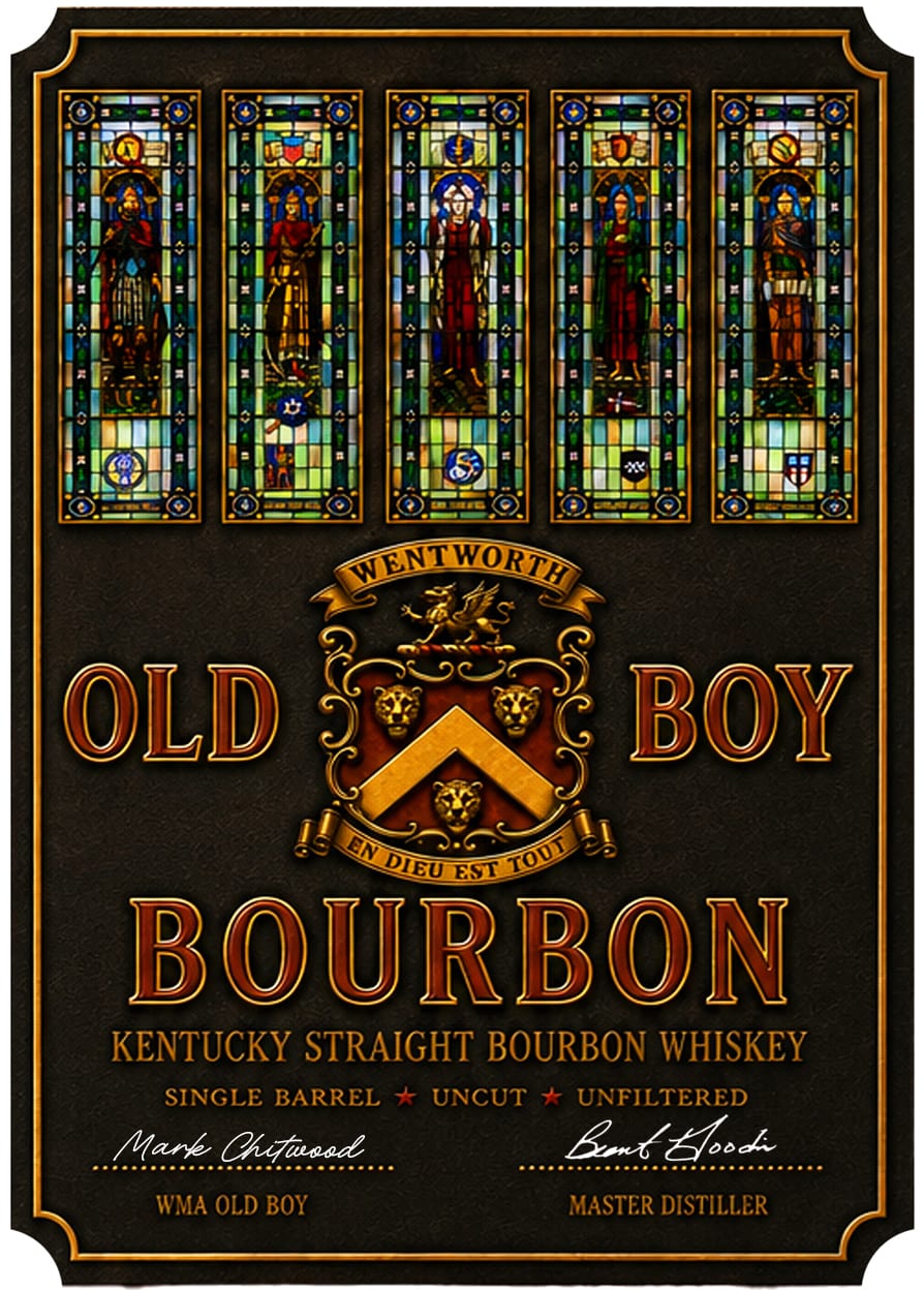 Old Boy Bourbon label image 2
