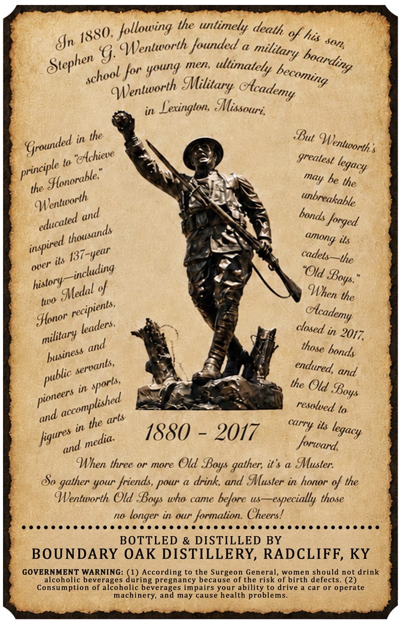 Old Boy Bourbon label image 3