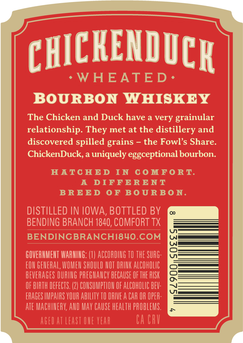 Chickenduck Wheated label image 2