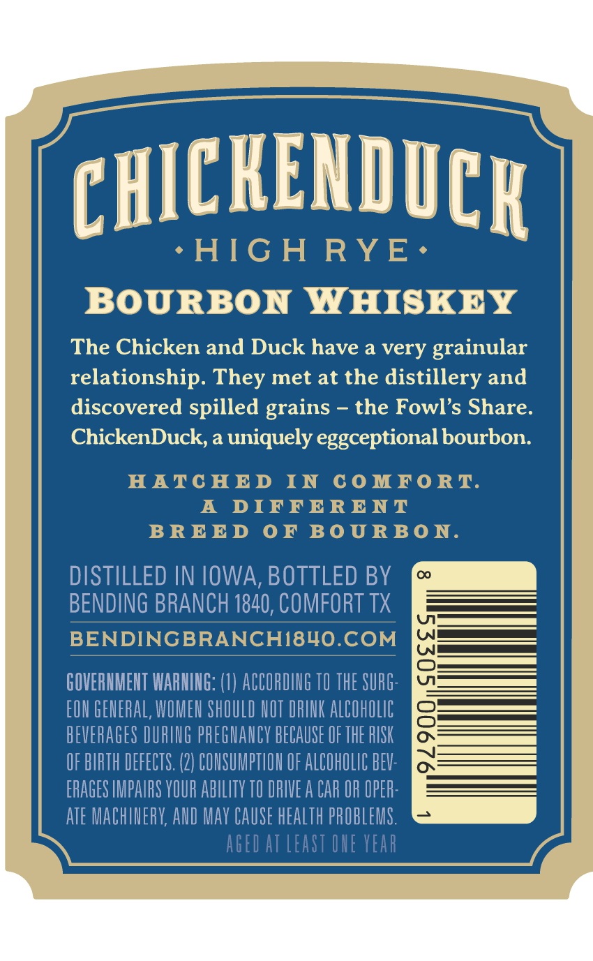 Chickenduck High Rye label image 2