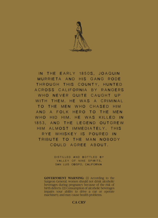 Valley Of Nine Spirits Joaquin label image 2