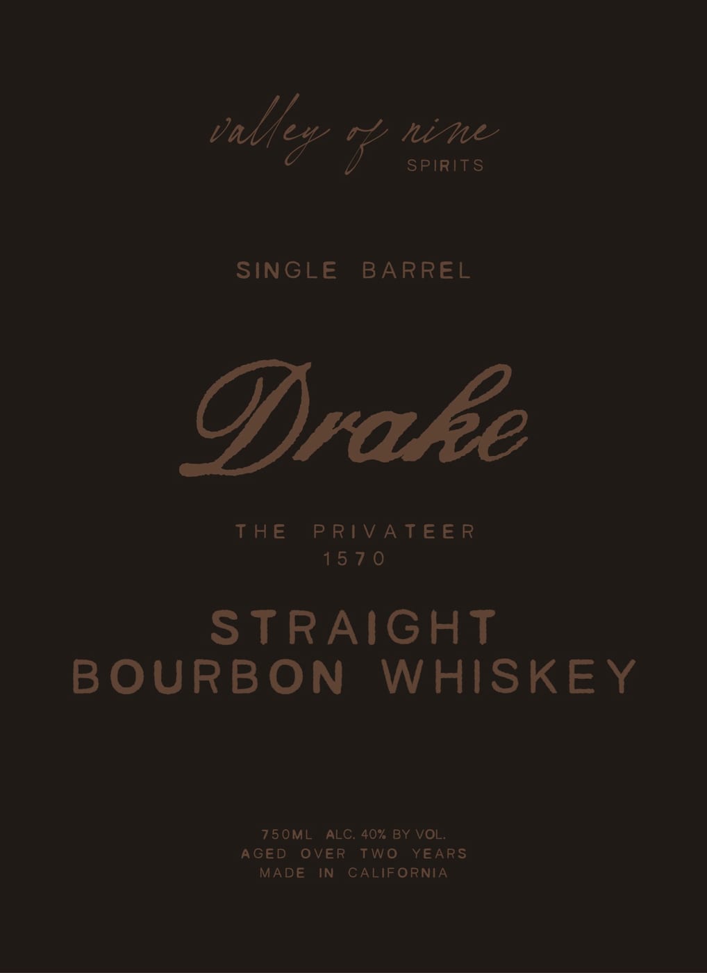 Valley Of Nine Spirits label