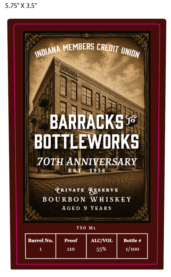 Barracks To Bottleworks label