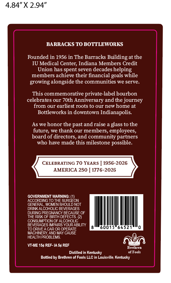 Barracks To Bottleworks label image 2