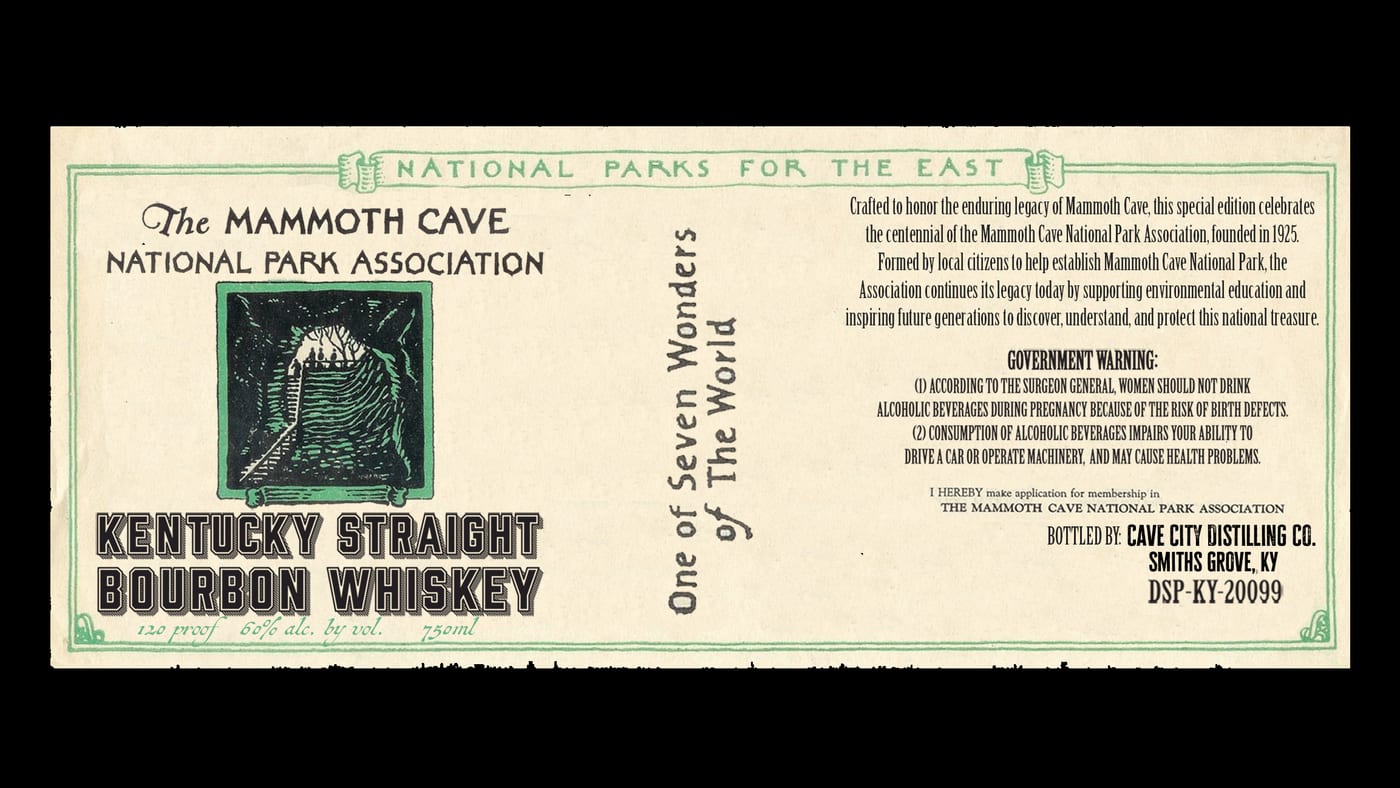 The Mammoth Cave National Park Association label