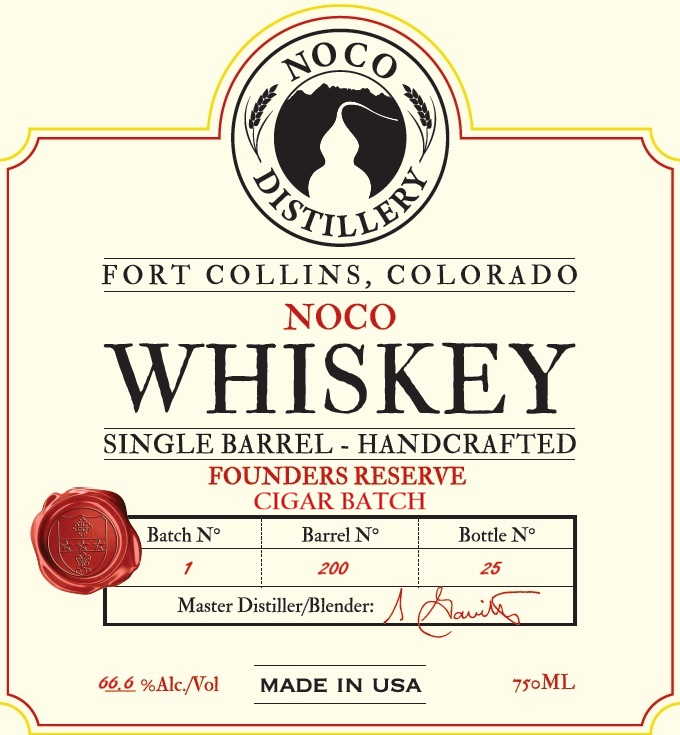 Noco Distillery label