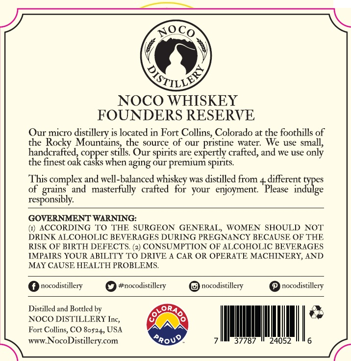 Noco Distillery label image 2