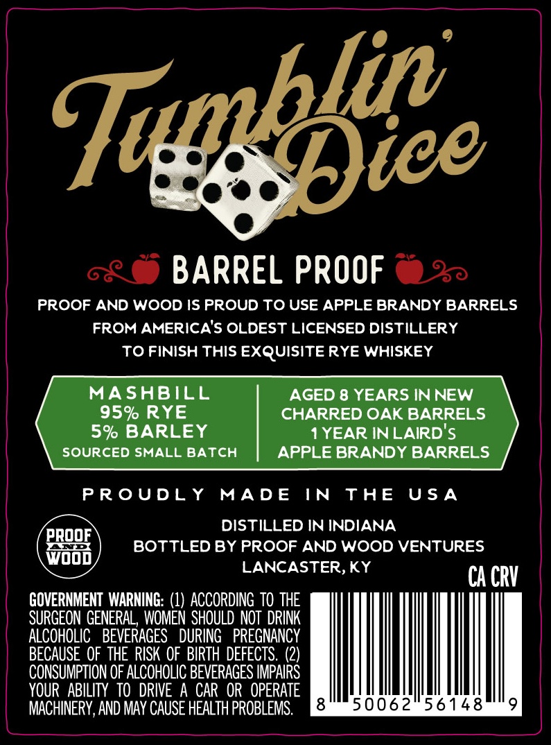 Tumblin Dice label image 2